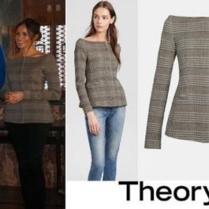 Theory, off the shoulder hadfield  jacket, NWT